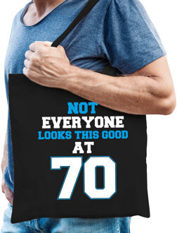 Bellatio Decorations Not everyone looks this good - at 70 verjaardag - cadeau - tasje - zwart - voor heren