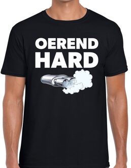 Bellatio Decorations Oerend hard festival t-shirt zwart heren M