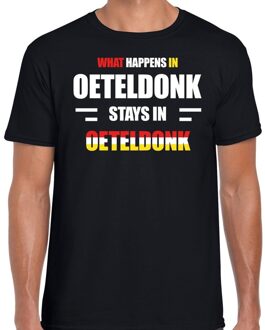 Bellatio Decorations Oeteldonk Carnaval verkleed outfit / t-shirt zwart voor heren L