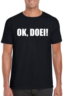 Bellatio Decorations Ok Doei heren T-shirt zwart S