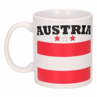 Bellatio Decorations Oostenrijkse vlag koffiebeker