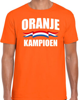 Bellatio Decorations Oranje fan shirt / kleding Holland oranje kampioen EK/ WK voor heren 2XL - Feestshirts