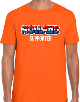 Bellatio Decorations Oranje fan shirt / kleding Holland supporter EK/ WK voor heren XL - Feestshirts