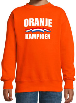 Bellatio Decorations Oranje fan sweater / kleding Holland oranje kampioen EK/ WK voor kinderen 106/116 (5-6 jaar)