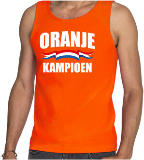 Bellatio Decorations Oranje fan tanktop / kleding Holland oranje kampioen EK/ WK voor heren 2XL - Feestshirts