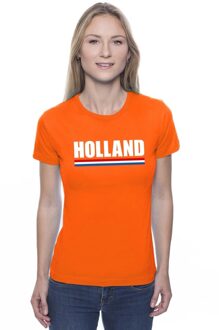Bellatio Decorations Oranje Holland supporter shirt dames
