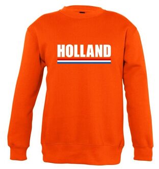 Bellatio Decorations Oranje Holland supporter trui jongens en meisjes 106/116 (5-6 jaar) - Feesttruien