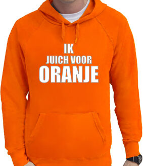 Bellatio Decorations Oranje hoodie Holland / Nederland supporter ik juich voor oranje EK/ WK voor heren
