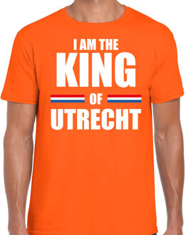 Bellatio Decorations Oranje I am the King of Utrecht shirt - Koningsdag t-shirt voor heren 2XL - Feestshirts