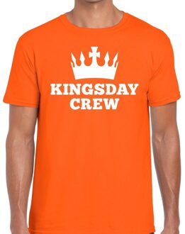 Bellatio Decorations Oranje Kingsday crew t-shirt voor heren