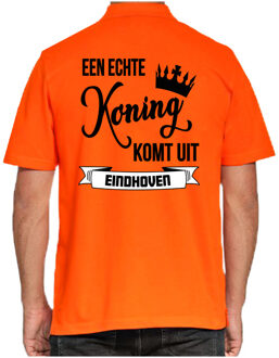 Bellatio Decorations Oranje Koningsdag polo - echte Koning komt uit Eindhoven - heren 2XL - Feestshirts