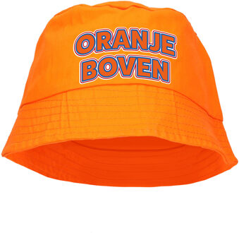 Bellatio Decorations Oranje Koningsdag zonnehoed oranje - oranje boven - 57-58 cm - Verkleedhoofddeksels