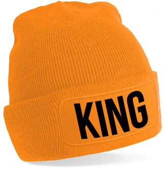 Bellatio Decorations Oranje muts King - Koningsdag - EK/WK voetbal - one size
