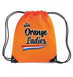 Bellatio Decorations Oranje rugzak Orange Ladies Koningsdag - waterafstotend - 45 x 34 cm