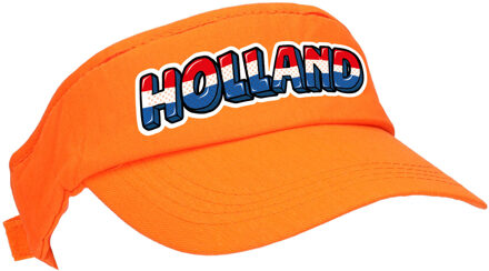 Bellatio Decorations Oranje supporter / Koningsdag zonneklep Holland voor EK/ WK fans