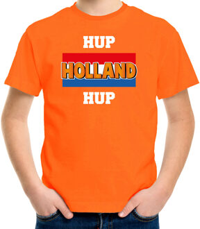 Bellatio Decorations Oranje t-shirt hup Holland hup voor kinderen - Holland / Nederland supporter shirt EK/ WK