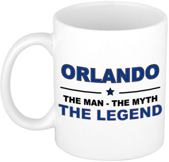 Bellatio Decorations Orlando The man, The myth the legend cadeau koffie mok / thee beker 300 ml