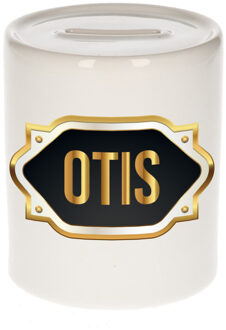 Bellatio Decorations Otis naam / voornaam kado spaarpot met embleem - Naam spaarpotten Multikleur