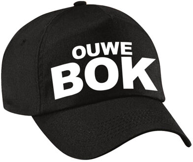 Bellatio Decorations Ouwe bok verjaardag pet / cap zwart voor heren - 50 jaar - baseball cap - Abraham - verjaardagscadeau petten / caps