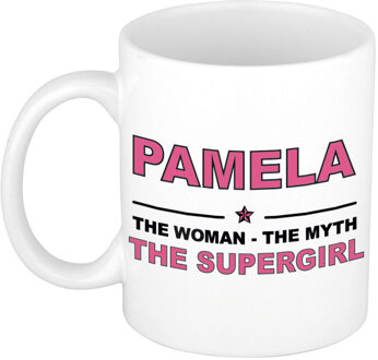 Bellatio Decorations Pamela The woman, The myth the supergirl cadeau koffie mok / thee beker 300 ml