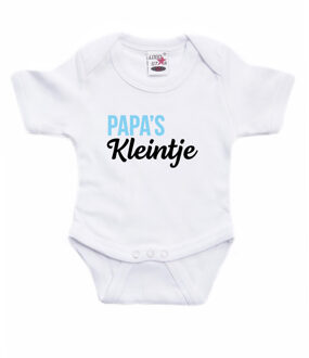 Bellatio Decorations Papas kleintje cadeau baby rompertje wit jongen/meisje