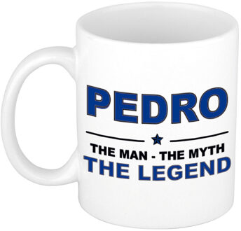 Bellatio Decorations Pedro The man, The myth the legend pensioen cadeau mok/beker 300 ml