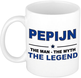 Bellatio Decorations Pepijn The man, The myth the legend pensioen cadeau mok/beker 300 ml