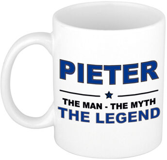 Bellatio Decorations Pieter The man, The myth the legend cadeau koffie mok / thee beker 300 ml
