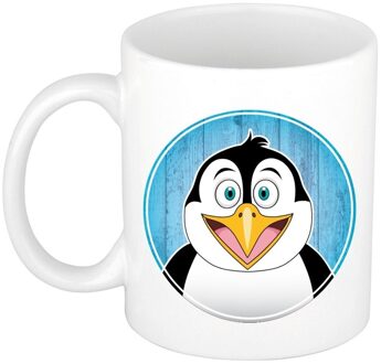 Bellatio Decorations Pinguin mok / beker voor kinderen 300 ml Multi