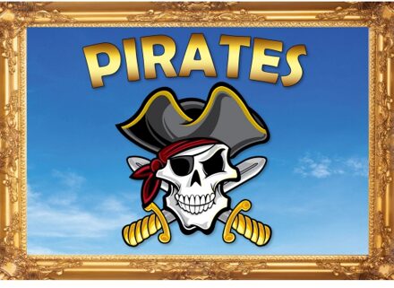 Bellatio Decorations Piraten thema poster Pirates - Feestposters Multikleur