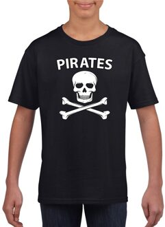 Bellatio Decorations Piraten verkleed shirt zwart kinderen