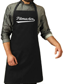 Bellatio Decorations Pitmaster barbecueschort heren zwart