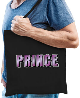 Bellatio Decorations Prince muziek fan cadeau tas zwart heren