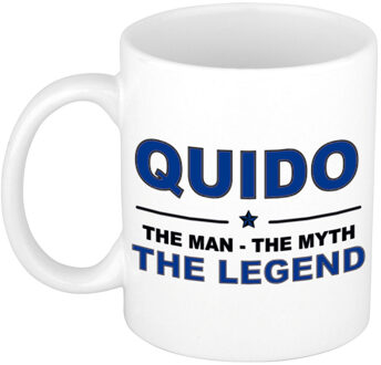 Bellatio Decorations Quido The man, The myth the legend cadeau koffie mok / thee beker 300 ml