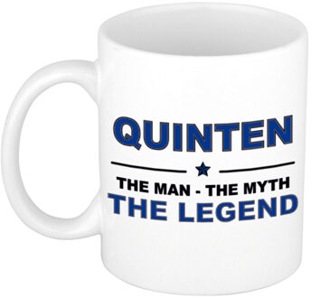 Bellatio Decorations Quinten The man, The myth the legend pensioen cadeau mok/beker 300 ml