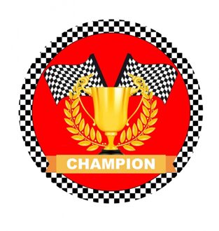 Bellatio Decorations Race bierviltjes 25 stuks