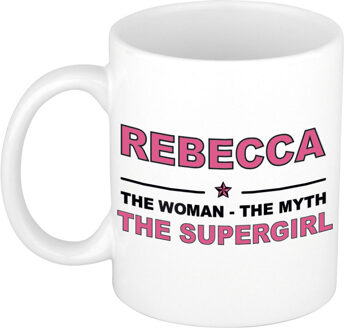Bellatio Decorations Rebecca The woman, The myth the supergirl cadeau koffie mok / thee beker 300 ml