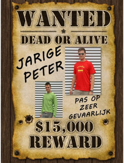 Bellatio Decorations Reward 15000 dollar posters