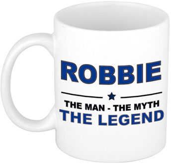 Bellatio Decorations Robbie The man, The myth the legend cadeau koffie mok / thee beker 300 ml