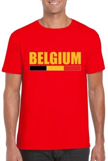 Bellatio Decorations Rood Belgium supporter shirt heren 2XL