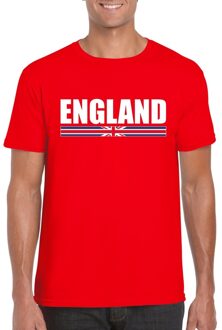 Bellatio Decorations Rood Engeland supporter t-shirt voor heren 2XL