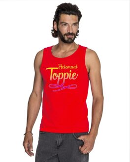 Bellatio Decorations Rood Helemaal Toppie singlet/ mouwloos shirt heren 2XL