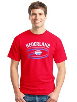 Bellatio Decorations Rood heren t-shirt nederland 2xl