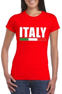 Bellatio Decorations Rood Italie supporter shirt dames L