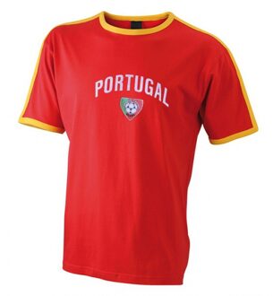 Bellatio Decorations Rood voetbalshirt portugal heren 2xl