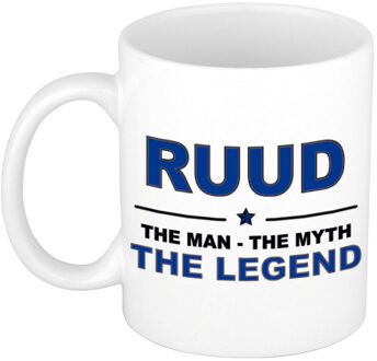 Bellatio Decorations Ruud The man, The myth the legend pensioen cadeau mok/beker 300 ml