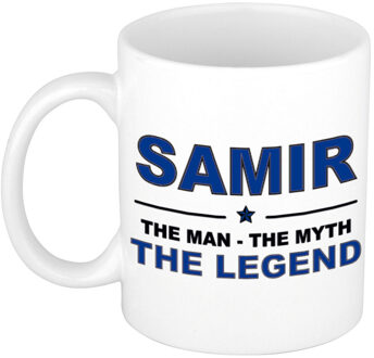 Bellatio Decorations Samir The man, The myth the legend pensioen cadeau mok/beker 300 ml