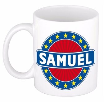 Bellatio Decorations Samuel naam koffie mok / beker 300 ml - namen mokken Multikleur