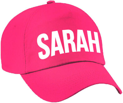 Bellatio Decorations Sarah cadeau pet /cap roze voor dames - Verkleedhoofddeksels