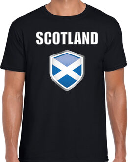 Bellatio Decorations Schotland landen t-shirt zwart heren - Schotse landen shirt / kleding - EK / WK / Olympische spelen Scotland outfit 2XL